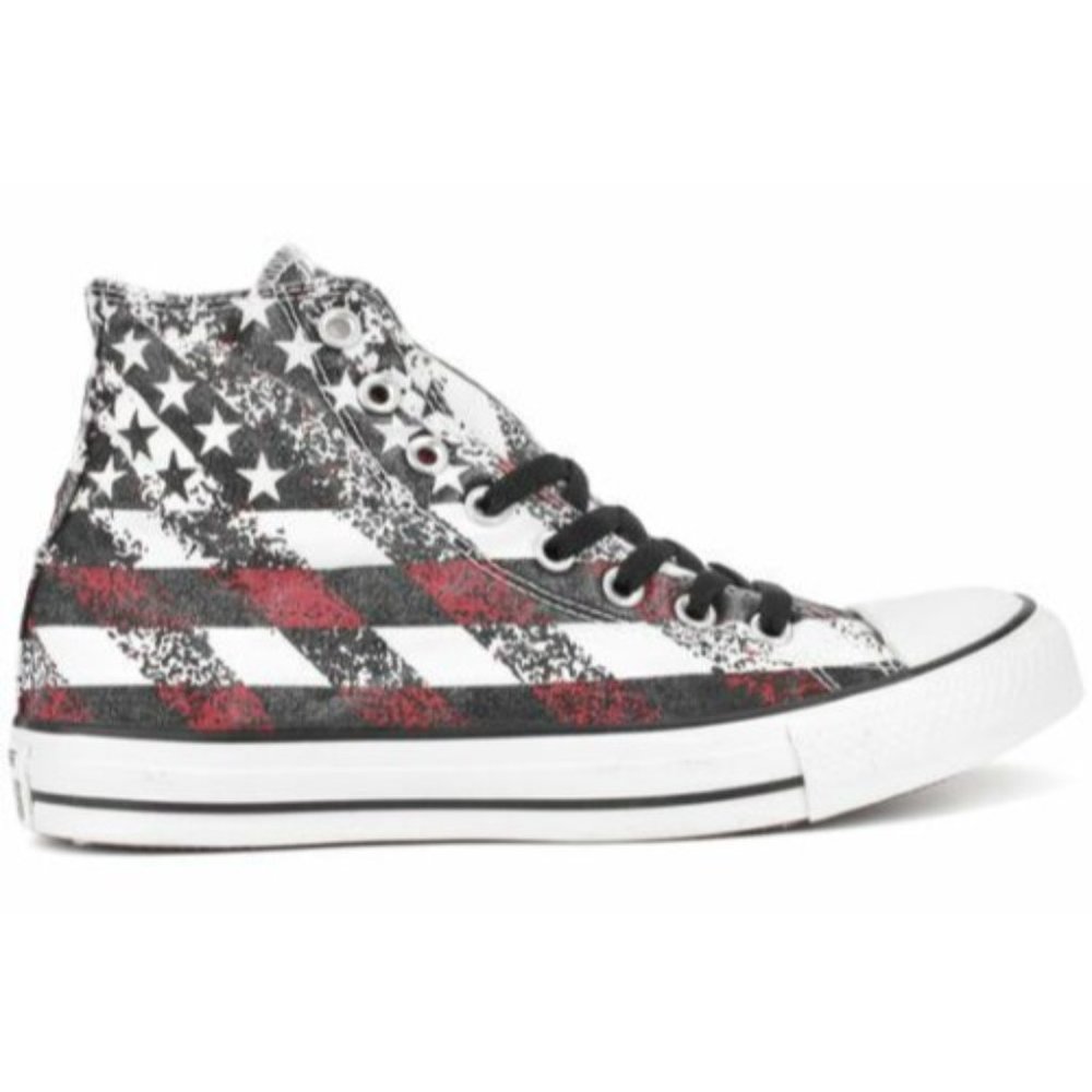 CONVERSE Chuck Taylor CT HI All Star Unisex 147063F Stars Stripes Mens 4 Women 6